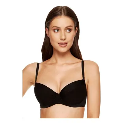 Andrea push-up melltartó, fekete 75A