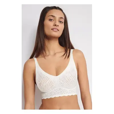 Sloggi Zero Feel Bliss bralette melltartó, fehér S