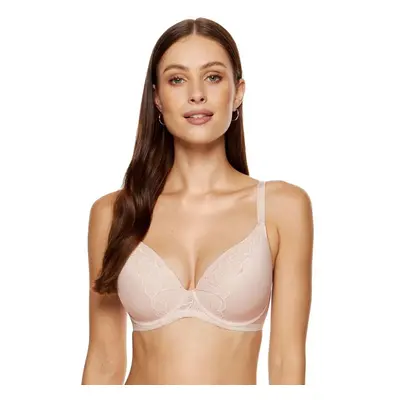 Femme soft melltartó csipkével, bézs 85D