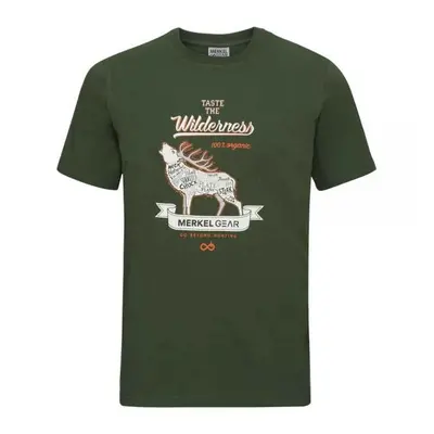 Férfi póló Merkel Gear Organic-Stag