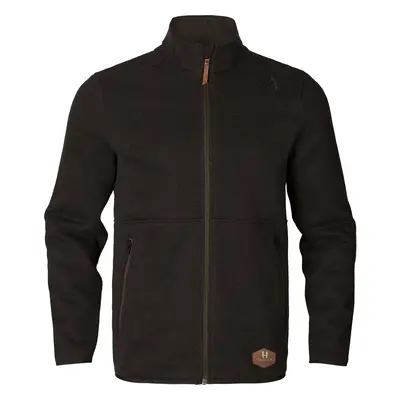 Férfi pulóver Härkila Metso Full Zip Shadow Brown