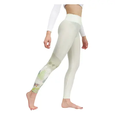 Női leggings TETRAO lime, Róka motívummal