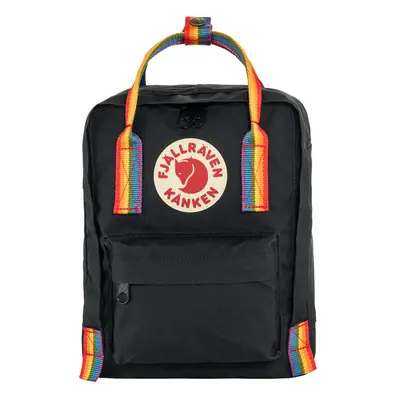 Hátizsák Fjällräven Kånken Rainbow Mini - Black-Rainbow