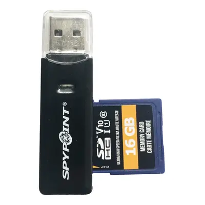 Memóriakártya 16 GB 10-es SDHC kártyaolvasóval Spy Point