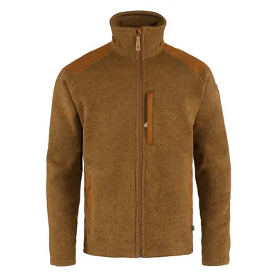 Férfi pulóver Fjällräven Buck Fleece - Chestnut