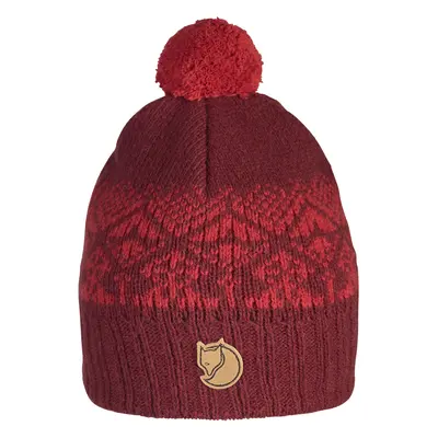 Gyermek kötött sapka Fjällräven Kids Snowball Dark Garnet