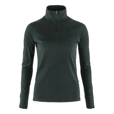 Női pulóver Fjällräven Skare Half Zip Black