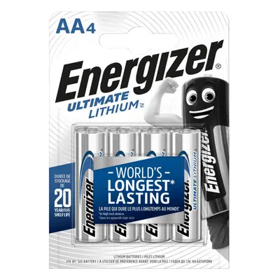 Elemkészlet vadkamerába - 4db, Energizer Lithium Ultimate AA