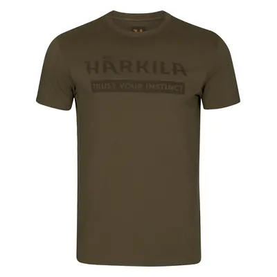 Férfi póló Härkila Logo S/S Willow Green