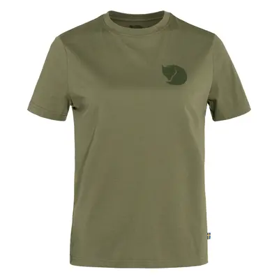 Női pőlő Fjällräven Fox Boxy Logo Tee - Green