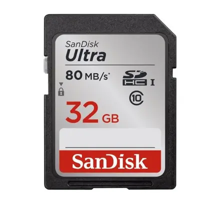 Memóriakártya Sandisk Ultra SDHC 32GB 80MB / s Class 10 UHS-I