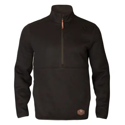 Férfi pulóver Härkila Metso Half Zip Shadow Brown