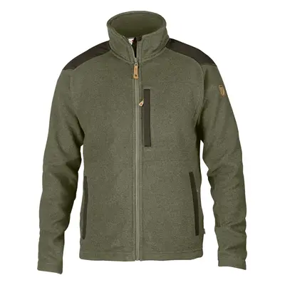 Férfi pulóver Fjällräven Buck Fleece - Laurel Green, Deep Forest