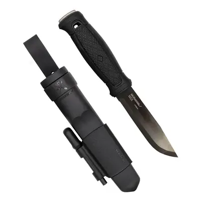 Kés Morakniv Garberg BlackBlade túlélőkészlettel Black