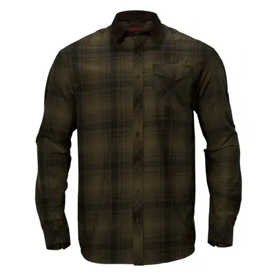 Férfi vadász ing Härkila Driven Hunt Olive Green Check