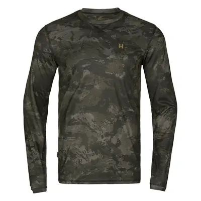 Hosszú ujjú férfi póló Härkila Noctyx Camo L/S T-shirt AXIS MSP Black