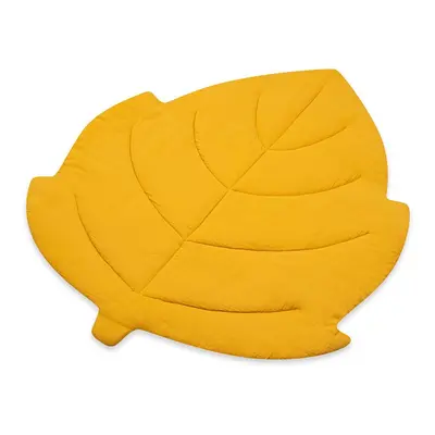 NEW BABY - Gyermek muszlin alátét Leaf mustard