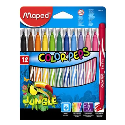 MAPED - "COLOR`PEPS JUNGLE" filctollak, 12 db