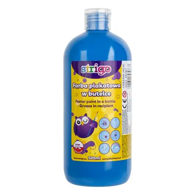 STRIGO - Tempera festék 500ml világoskék