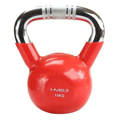 HMS - Kettlebell krómozott markolattal KTC10, 10 kg, piros