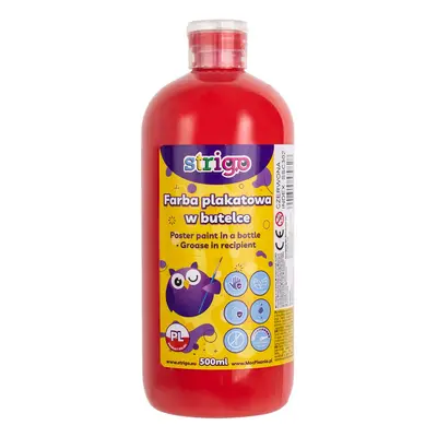 STRIGO - Tempera festék 500ml piros