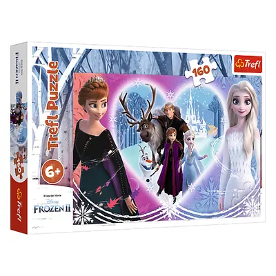 TREFL - Puzzle 160 – Boldog pillanatok / Disney Frozen 2