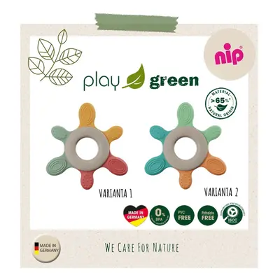 NIP - GREEN PLAY Rágóka hűtőgyűrű, színkeverék