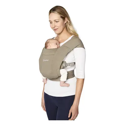 ERGOBABY - Carrier Embrace - puha kötött anyag - puha olívazöld