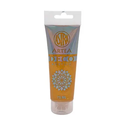 ASTRA - ARTEA Deco, Akril festék 75ml, Metalic Gold / Fémes Arany , 309123024