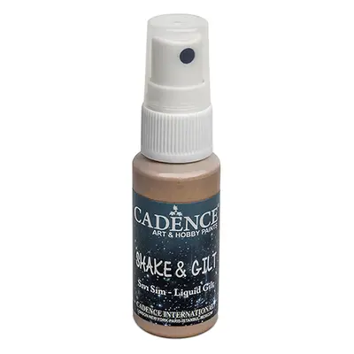 CADENCE - Textilfesték, spray, 25ml, csillámpor. bronz