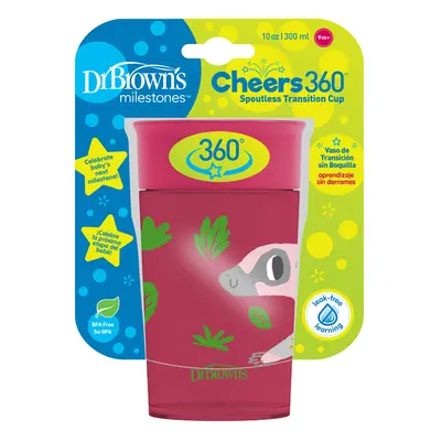 DR.BROWNS - Cheers Jungle bögre 300ml piros 9m+ (TC01096)