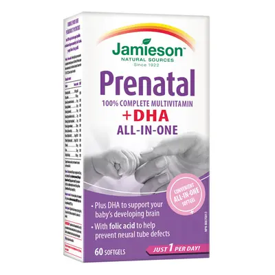 JAMIESON - Prenatal Complete multivitamin DHA-val és EPA-val 60 cps