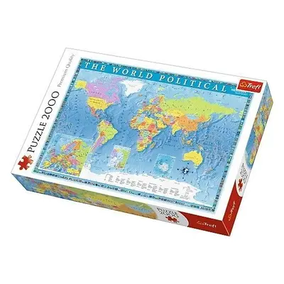 TREFL - Találd meg a Political World Map 2000 puzzle-t