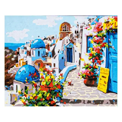 ASTRA - Festés számok alapján MAGICAL SANTORINI, a kereten, 40x50cm, 801023908