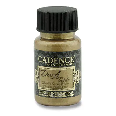 CADENCE - Textilfesték, antik arany metál, 50 ml