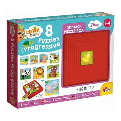 LISCIANIGIOCH - Carotina Baby 8 puzzle - Állatok