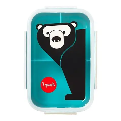 3 SPROUTS - Ételes doboz Bento Bear Teal