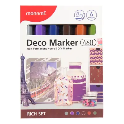 ASTRA - MONAMI Deco Marker 460, 2mm, RICH SET, 6db, 20800015040