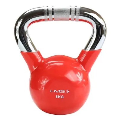 HMS - Kettlebell krómozott markolattal KTC08, 8 kg, piros