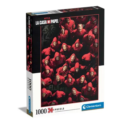 CLEMENTONI - Puzzle 1000 alkatrészek - La Casa de Papel