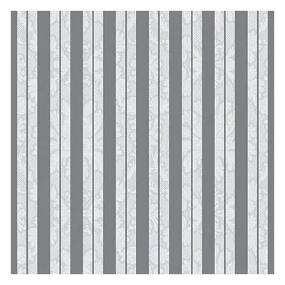 PAW - Törlőkendő L 40x40cm Inspiration Stripes Silver