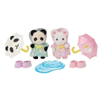 SYLVANIAN FAMILY - Esős séta Baby Duo