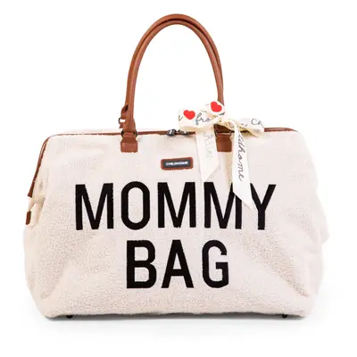 CHILDHOME - Pelenkázó táska Mommy Bag Teddy Off White