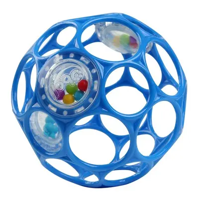 OBALL - Játék RATTLE 10 cm blue 0hónap+