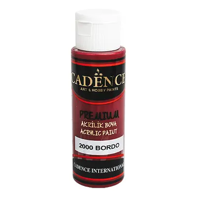 CADENCE - Akrilfesték CADENCE Premium, bordó, 70 ml