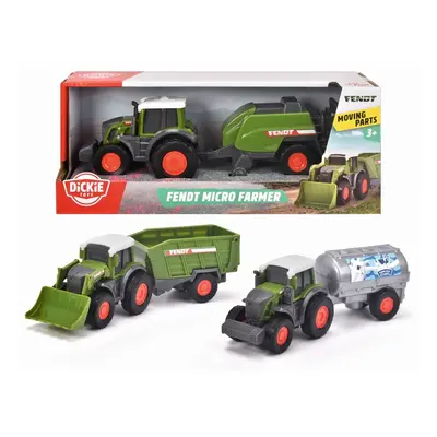 DICKIE - Fendt Micro Farmer traktor, 18 cm, 3 típus, Mix Termékek