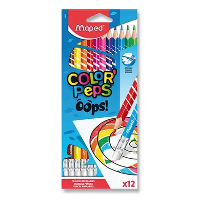 MAPED - Háromszögletű "COLOR'PEPS OOPS" 12 db