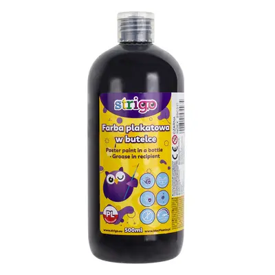 STRIGO - Tempera festék 500ml fekete