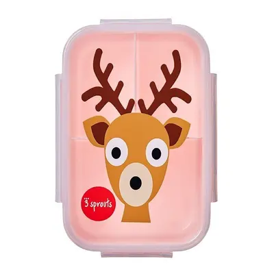 3 SPROUTS - Ételes doboz Bento Deer Pink