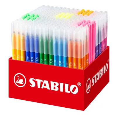 STABILO - Fiber marker Trio A-Z - 240 db-os doboz - 20 különböző szín